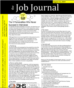 Job Journal 8/12/19